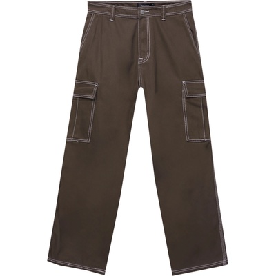 Pull&Bear Карго панталон кафяво, размер 42