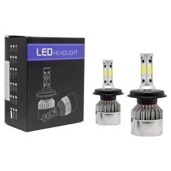 Лед крушки - Bi-Led система Н4 за фарове S2 - 7600 Лумена, 36W - COB 6000K