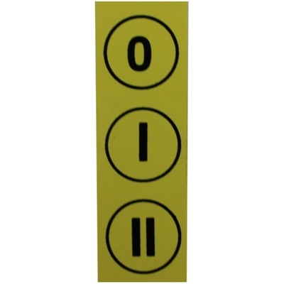 3.515 Tabulka č.16 Samolepící tabulka - symbol O-I-II