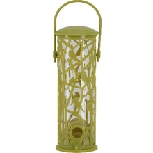 Esschert Design Kŕmidlo závesné na semená Chiffchaff s bidielkom zelená