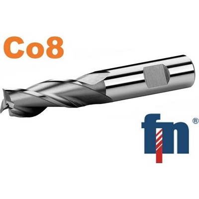 Stopková fréza 16x32mm pro drážky per dlouhá nesouměrná 3bř. HSS Co8 weldon 231418.160
