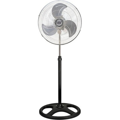 Muhler Вентилатор на стойка 16''Muhler FM-6116D, Индустриален, Мощност 50W, 3 скорости, Осцилация, Черен (KT-651069)
