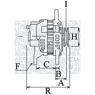 Alternátor MAGNETI MARELLI 063731671010