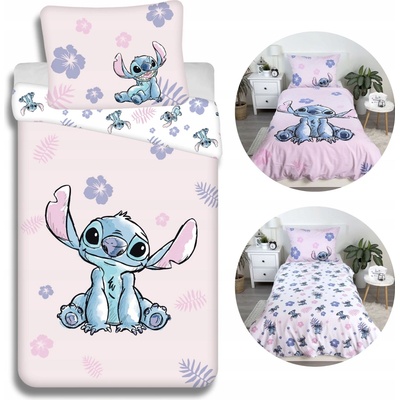 Jerry Fabrics bavlna obliečky Lilo and Stitch Pink 140x200 70x90