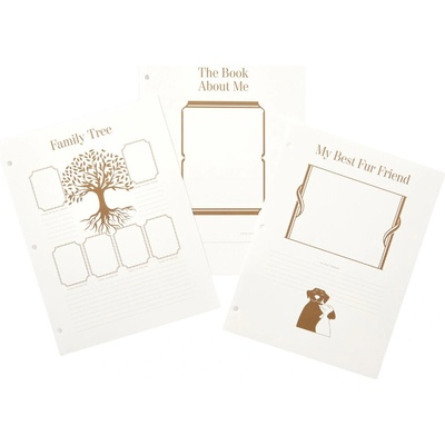 Printworks Листи за фотоалбум A DOG´S LIFE 21 х 28 см, 10 бр. , бял, Printworks (PRPW00642)