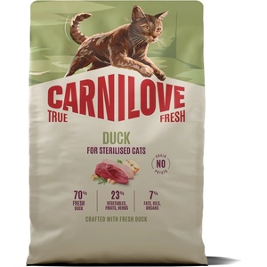 CARNILOVE True Fresh Cat Duck за кастрирани възрастни котки 6 кг