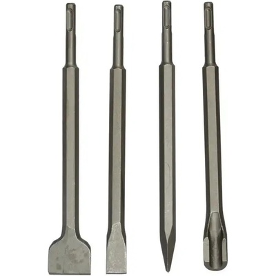 GEKO Sekáče SDS PLUS, sada 4ks, 250mm:, plochý 20 a 40mm, špičatý, drážkovací, G40011