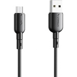 Vipfan Кабел Vipfan Colorful X11, USB към Micro USB, 3A, 1m, Черен (10035220)