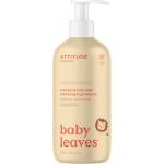 ATTITUDE Baby Leaves 2-в-1 Шампоан и Душ Гел - Неktar от Персик, ATTITUDE