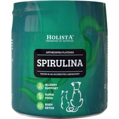 Holista Spirulina doplňky stravy pro psy a kočky 100 g