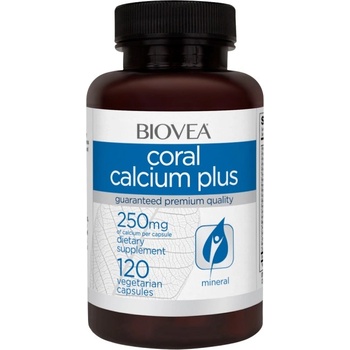 Image 1 of BIOVEA Coral Calcium Plus 1000 mg [120 капсули]