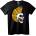 NOONEBRAND Тениска Skull Пица - S, White
