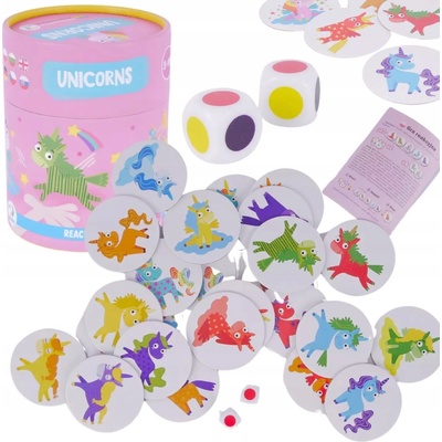 TM Toys Postřehová hra Jednorožci