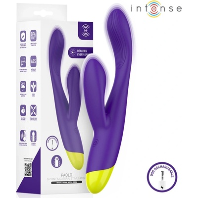 Intense paolo rechargeable rabbit stimulator for g-spot and clitoris
