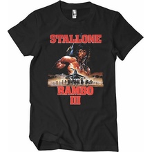 Rambo tričko Rambo III Poster black