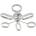 ELBULGARIA LED плафон Elbulgaria - Excalibur, 2784-6ch, 90W, IP20, хром (2784-6ch)