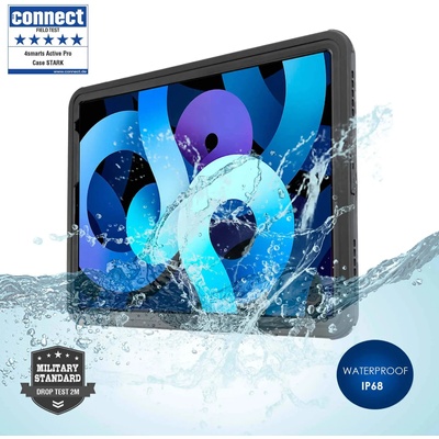4smarts Rugged Case Active Pro STARK - ударо и водоустойчив калъф за iPad Air 4 (2020) (черен)