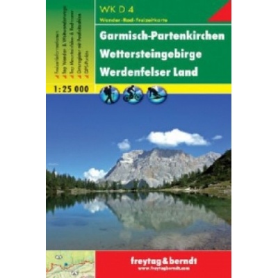Turistká mapa Německo Garmisch Partenkirchen