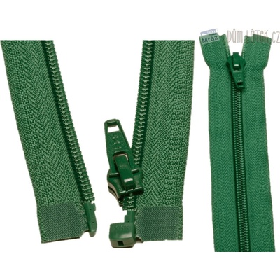 YKK Zips špirálový deliteľný zelený 50 cm