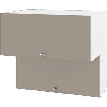 ИРИМ Горен кухненски шкаф Сити БФ-Капучино мат-11-107 80 см