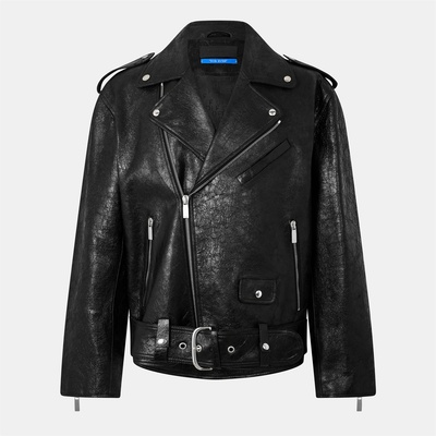 OFF WHITE Яке OFF WHITE Men's - Shearling Jacket - Black