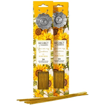 ARÔME Secret garden vonné tyčinky + kovový držiak Pure Bliss 30 ks