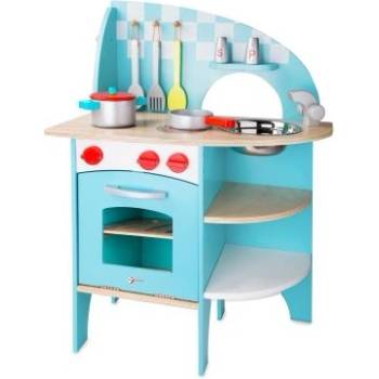 Classic World - Детска дървена кухня - Синя (4157)