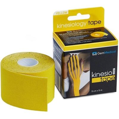 GM Kinesio Tape tejpovací páska žlutá 5 cm x 5 m
