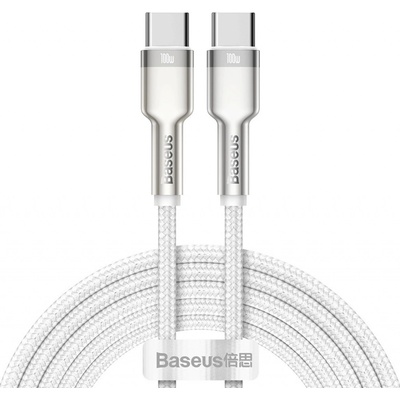 Baseus 79102 CAFULE METAL 100W USB-C / USB-C, 1m, bílý