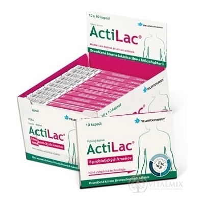 Neuraxpharm ActiLac box 10 x 10 ks 100 kapsúl