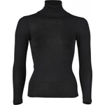 Engel Мъжко копринено термобельо Engel Roll-neck L/S Merino base layer - Black - размер 50/52 (EU) (014-1428-0215)