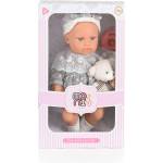 Moni Детска кукла Moni Toys - Lovely Baby Bear, 30 сm, със сива рокля (111794)
