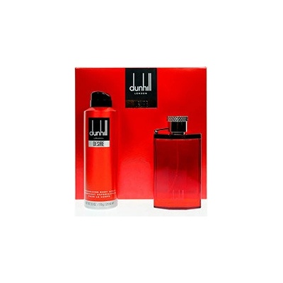 Dunhill Desire for a Man EDT 100 ml + tělový sprej 195 ml + EDT 30 ml dárková sada