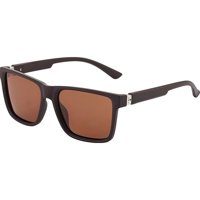 Techsuit Слънчеви очила Techsuit Polarized Sunglasses (8506) - мъжки, поляризирани, квадратна рамка - Мат Кафяв