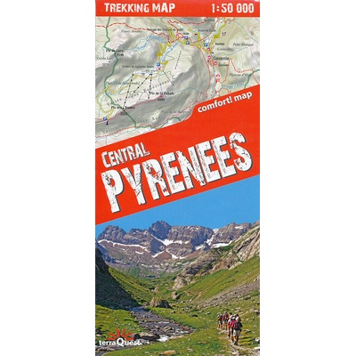 terraQuest Trekking Map Pyrenees Central Part terraQuestSheet map