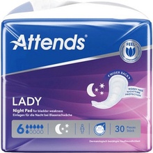 Attends Lady Night Pad 6 30 ks