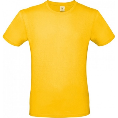 B&C Základní pánské bavlněné tričko BC Zlatá