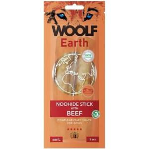 WOOLF Dog Earth NOOHIDE L Sticks с говеждо месо 85 г