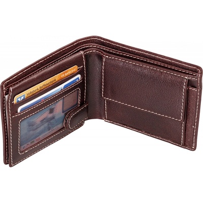 Peňaženka Alpenleder Wallet Ambras tmavo hnedá