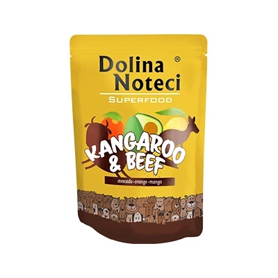 Dolina Noteci superfood кенгуру и говеждо месо 300 г - мокра храна за кучета