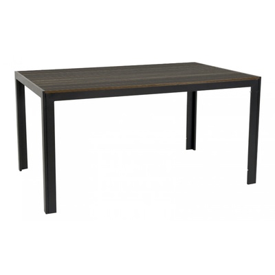 Mira-N HORECANO Правоъгълна маса 156x78xh74 см PLASTIC WOOD КАФЯВА (SAK-156) (0195337)
