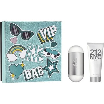 Image 1 of Carolina Herrera 212 Woman Подаръчен комплект, Тоалетна вода 100ml + Мляко за тяло 100ml, Жени