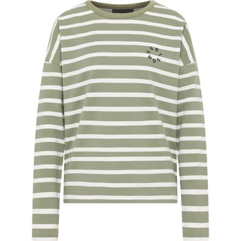 ELBSAND Дамски пуловер ELBSAND Women's Elva Jumper - Green Leaf / Cloud White (117-3699-0412)