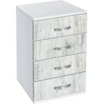 Bogdan Furniture G Скрин с чекмеджета Memo. bg, модел BM-Ava 500, бял гланц и кристал
