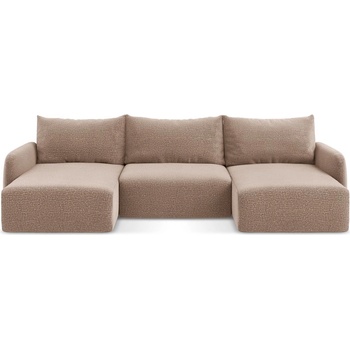 makamii Светлокафяв разтегателен ъглов диван с място за съхранение Kalena - Makamii (KALENA_UF_38_P1_C3)