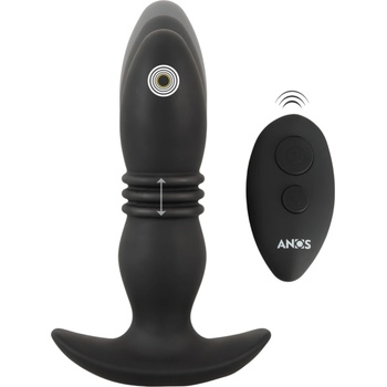 Anos - радиоуправляем анален вибратор (черен)