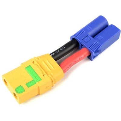 Revtec Конверсионен кабел EC5 устройство - XT-90 Anti-Spark батерия 10AWG