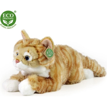 Rappa Плюшена лежаща Pижава таби котка 40 см. - серия Еко приятели - Rappa (221161)