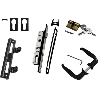 Set příslušenství pro dvoukřídlou bránu IDEAL - UNIVERSAL, antracit (RAL 7016)