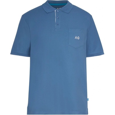 Australian Open polo Pocket AO Logo Modrý